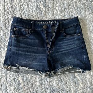 High Rise Jean Shorts